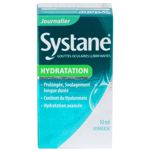 Systane Hydration 10 ml - Gouttes Lubrifiantes et Hydratantes 